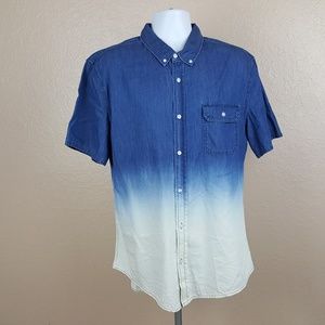 Blue Sol Mens Casual Short Sleeve Shirt Size XL Mu